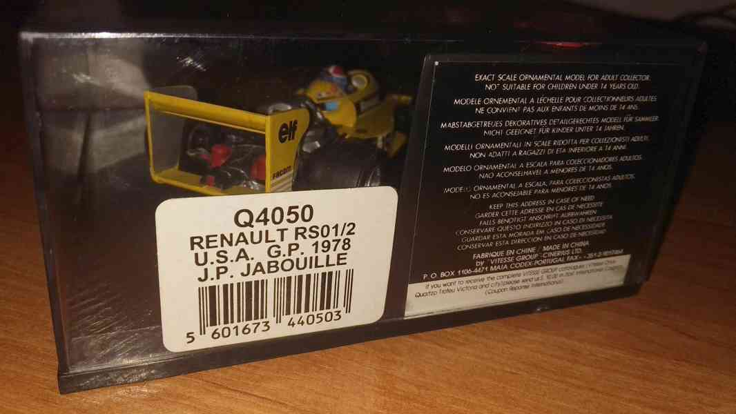 F1 Renault RS01 #15 J.-P. Jabouille 1977 Quartzo Q4049 1:43 - foto 4