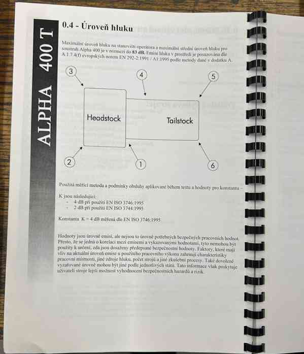 Použitý CNC soustruh ALPHA 400 T, r. v. 2005 - foto 16