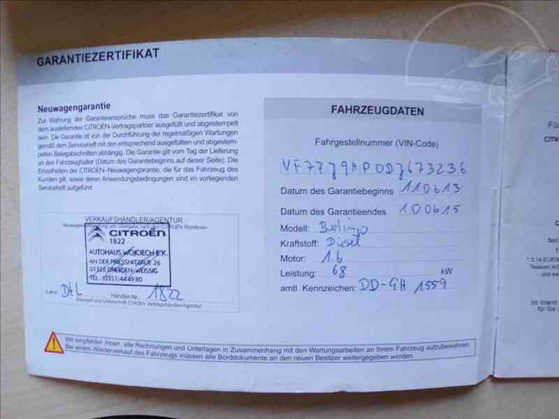 Citroën Berlingo 1,6 HDI PANORAMA,DIGI.KLIMA - foto 17