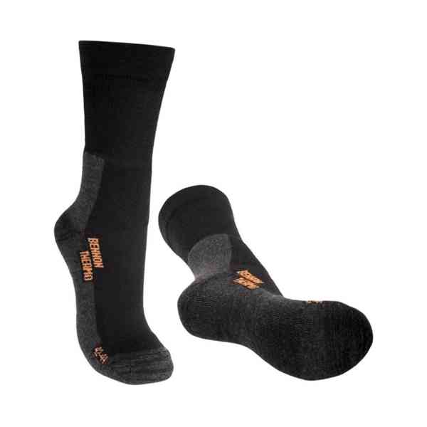 Ponožky Bennon Trek Sock Merino - černé - foto 3