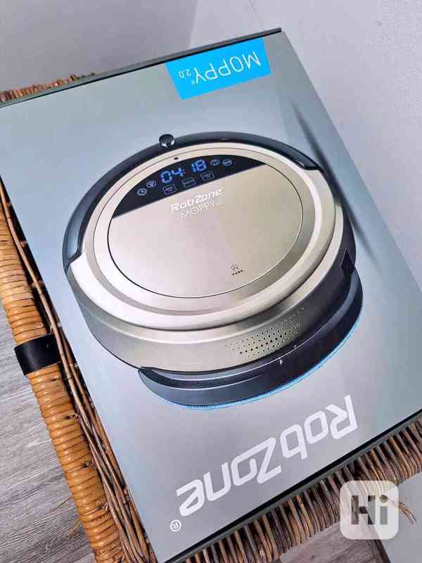 Robotický vysavač RobZone Mopy 2.0 PROFI vytírá+desinfekce - foto 4