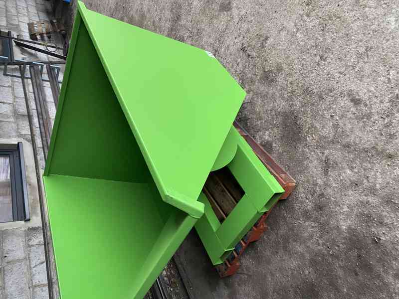 Pojemnik samoopróżniający, 1,5 m3, kontener - foto 3