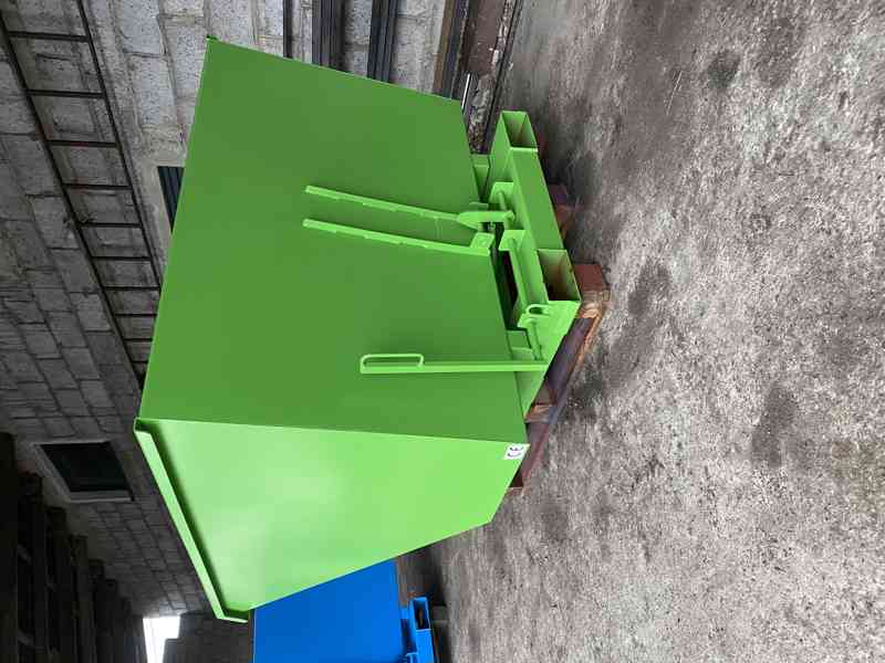 Pojemnik samoopróżniający, 1,5 m3, kontener - foto 2