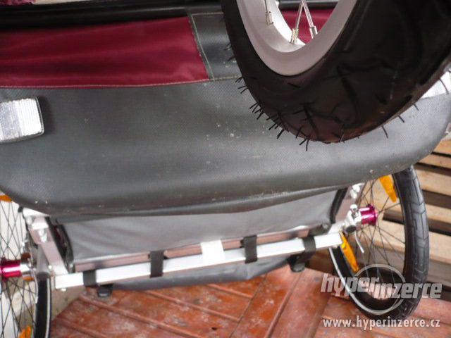 Chariot CTS CX2 cyklovozík - barva Burgundy - foto 4