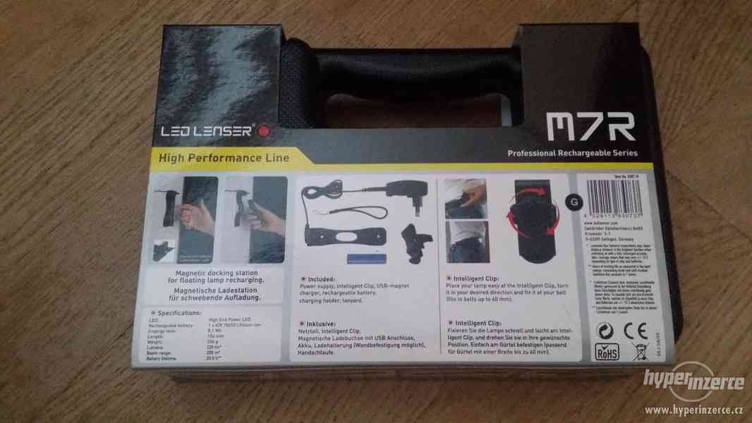 Prodam novou baterku LED LENSER M7R Svítilna LED LENSER M7R - foto 5
