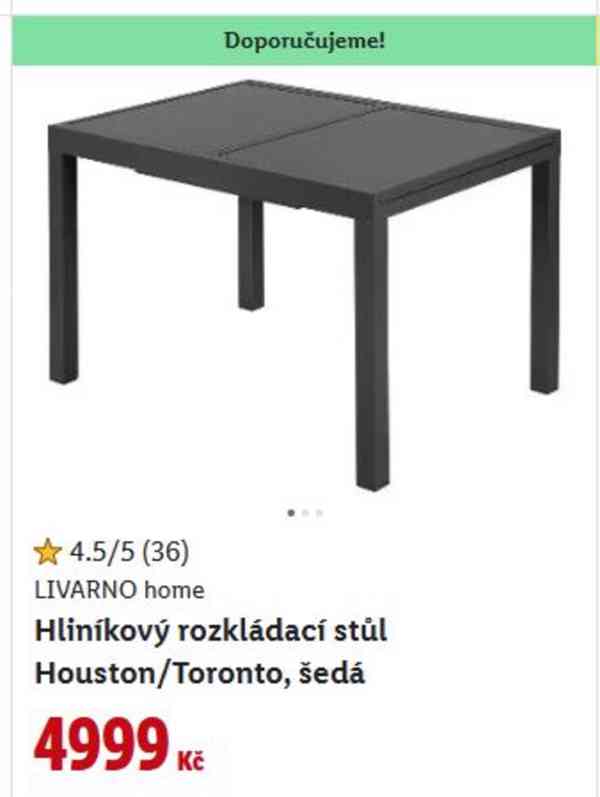 Zahradní stůl rozkládací - v záruce - foto 4