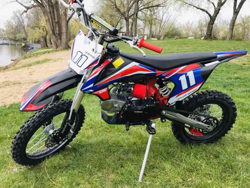 Pitbike Shark 125ccm, 17/14, el-starter, 3 barvy sklade - foto 5