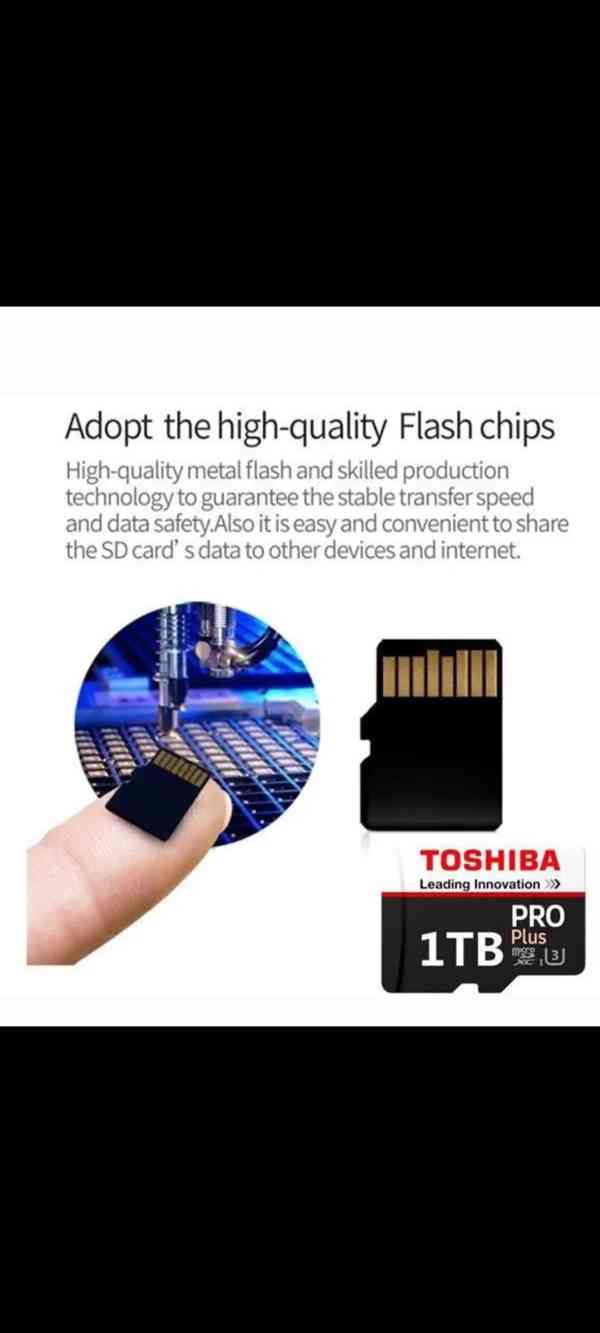 Paměťová karta Toshiba Micro sdxc 1024 GB-1 TB Memory card,  - foto 4