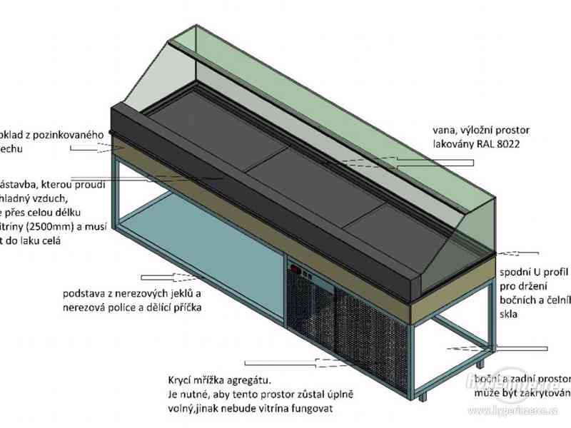 Chladící vitrína na dorty - foto 2