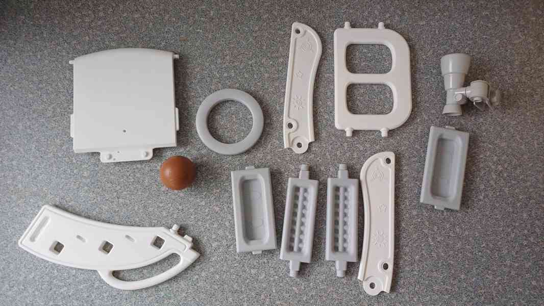 Dětská víceúčelová prolézačka se skluzavkou - foto 9