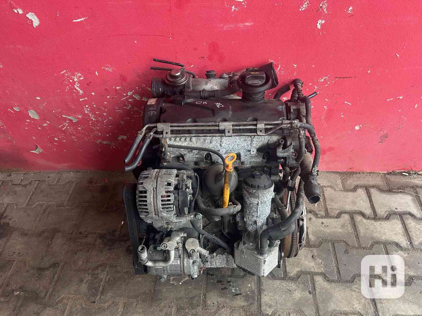 Motor 1,9TDI 96KW Seat Ibiza typ ASZ kompletní - foto 1