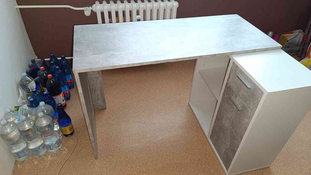 Prodám univerzální stůl na psaní a na PC,i křeslo ke stolu. - foto 6