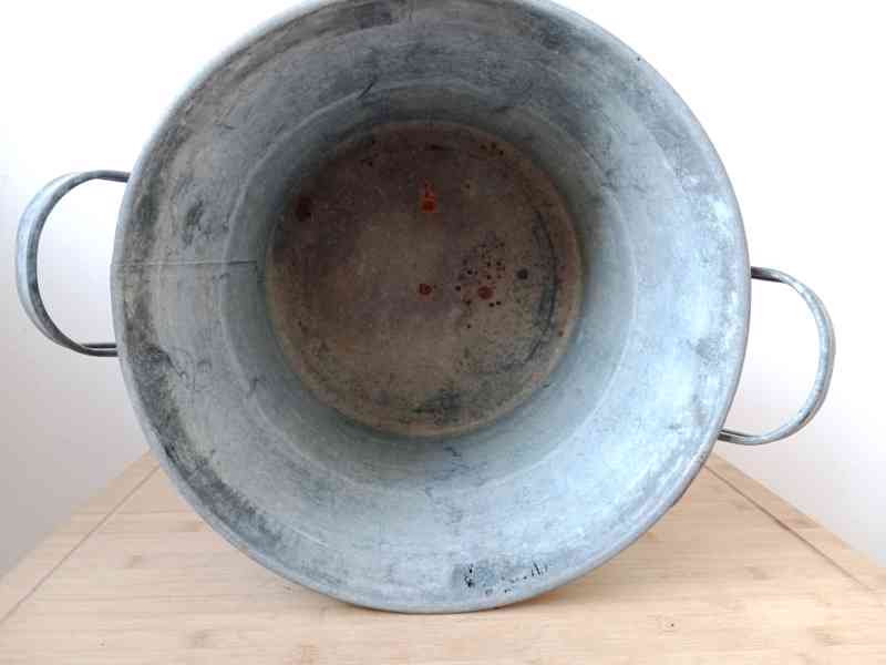 Pozinkovaný zavařovací hrnec pr. 33cm - foto 4