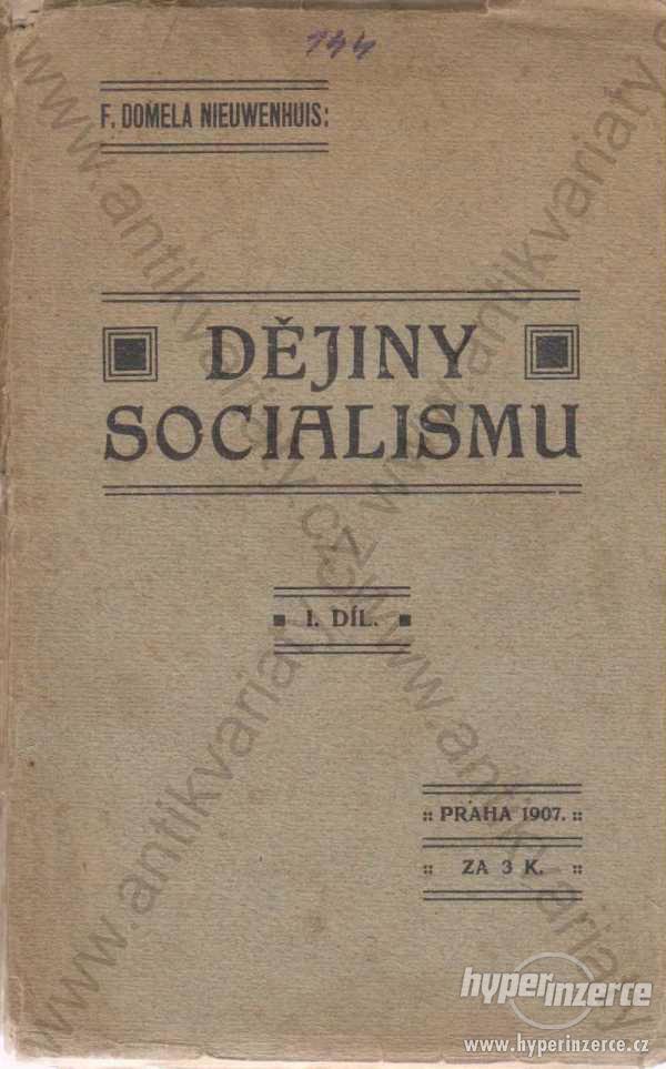 Dějiny socialismu F. Domela Nieuwenhuis 1907 - foto 1