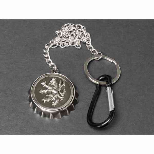 Otvírák ve tvaru zátky od piva Český lev - foto 3