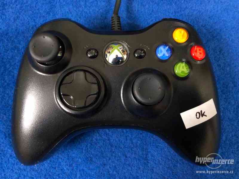 1ks Xbox 360/PC Microsoft controller/gamepad/ovladač - Black - foto 1