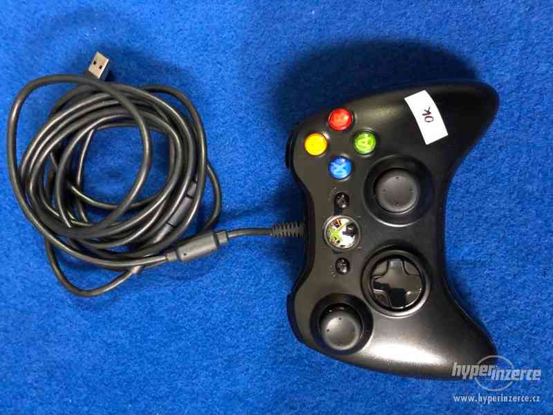 1ks Xbox 360/PC Microsoft controller/gamepad/ovladač - Black - foto 2