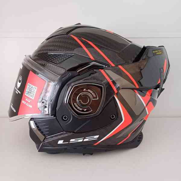 Silniční překlápěcí přilba LS2 ADVANT X CARBON FUTURE II - foto 9