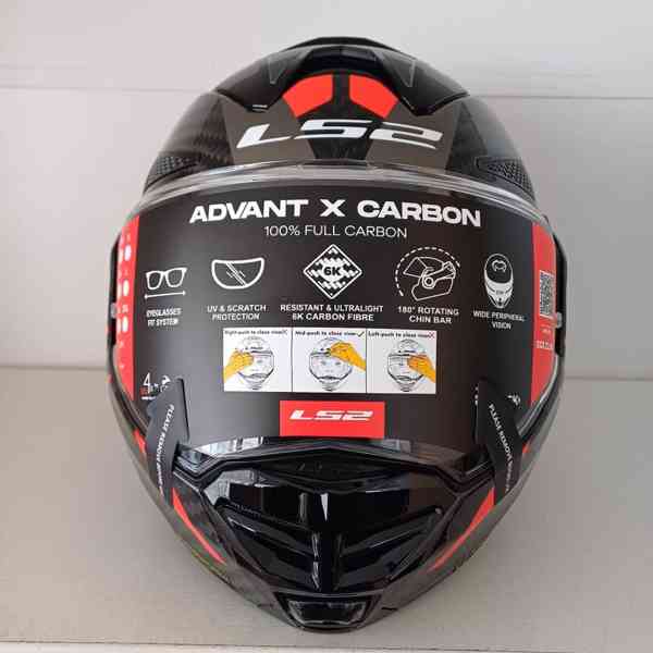 Silniční překlápěcí přilba LS2 ADVANT X CARBON FUTURE II - foto 3