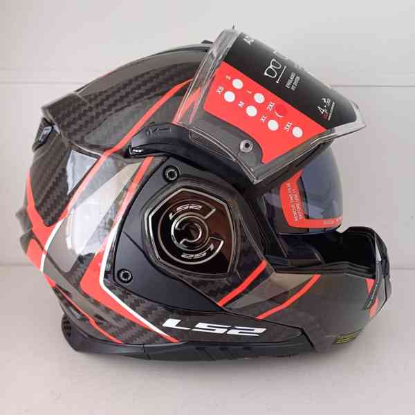 Silniční překlápěcí přilba LS2 ADVANT X CARBON FUTURE II - foto 7