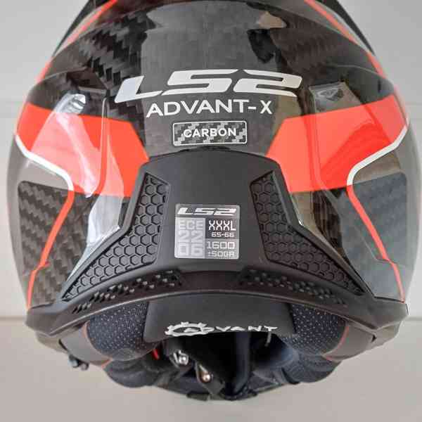 Silniční překlápěcí přilba LS2 ADVANT X CARBON FUTURE II - foto 5