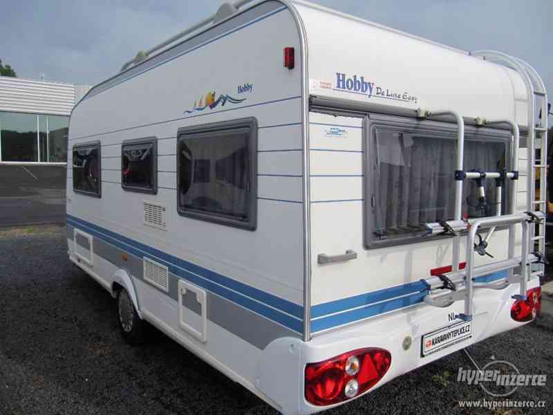 Prodám karavan Hobby 460 ufe,r.v.2002+ prěd stan + nosič kol - foto 6