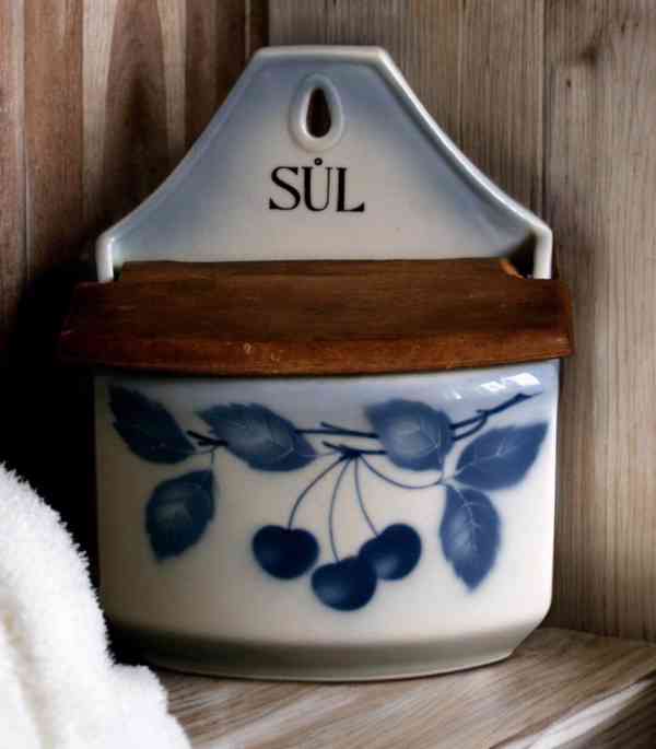 porcelán modré třešně Krautz Teplitz - foto 4