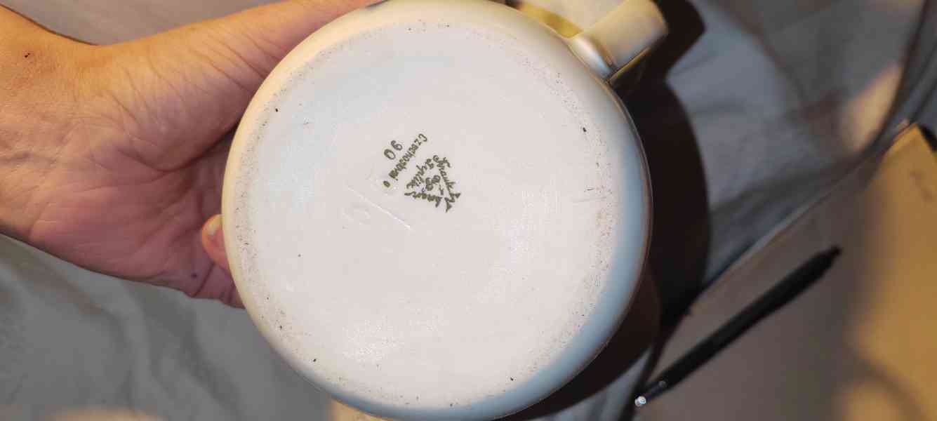 porcelán modré třešně Krautz Teplitz - foto 5