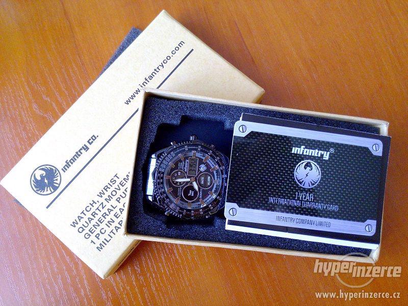Luxusní značkové hodinky Infantry - skvělý dárek pro muže. - foto 2