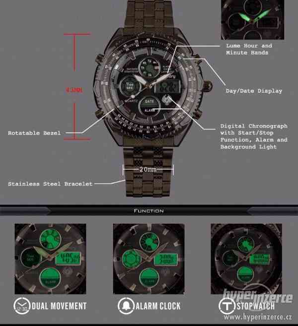 Luxusní značkové hodinky Infantry - skvělý dárek pro muže. - foto 8