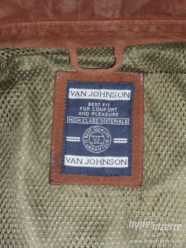 Kožená bunda Van Johnson velikost L - foto 5