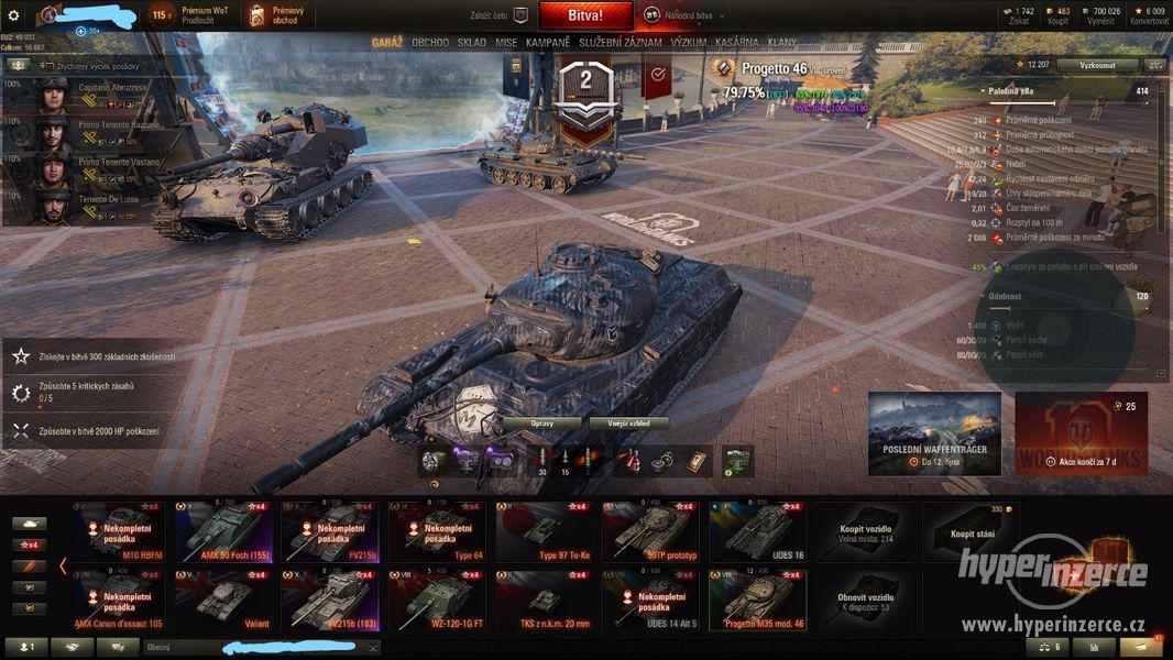 World of Tanks účet - foto 2