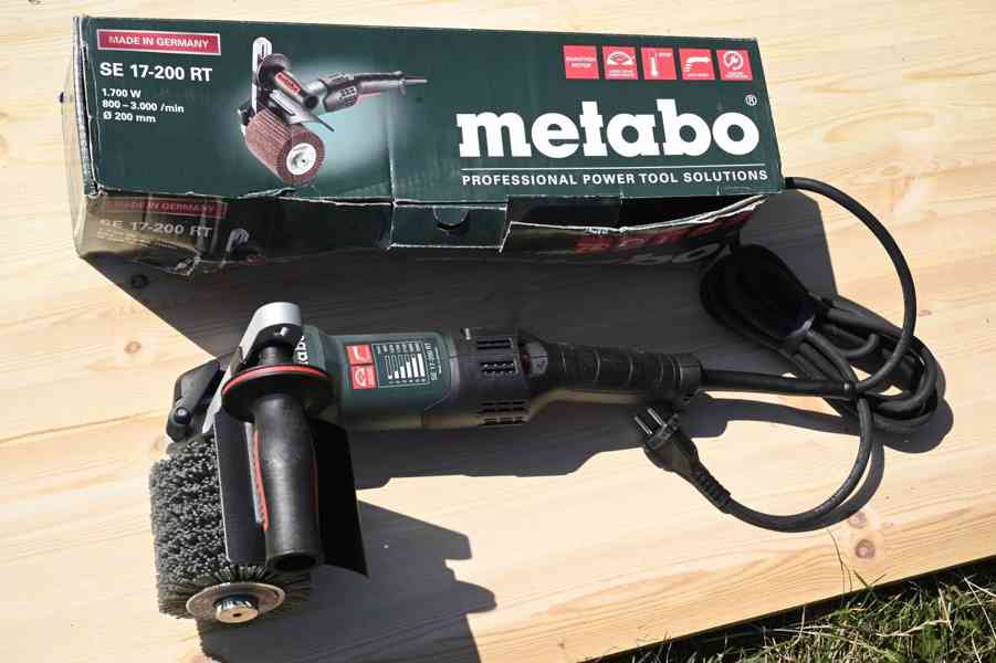 Satinační bruska Metabo SE 17-200 RT + kartáč - foto 9
