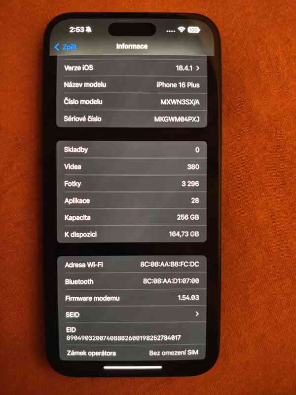 iPhone 16 plus, 256 GB, Black, záruka, faktura... - foto 5