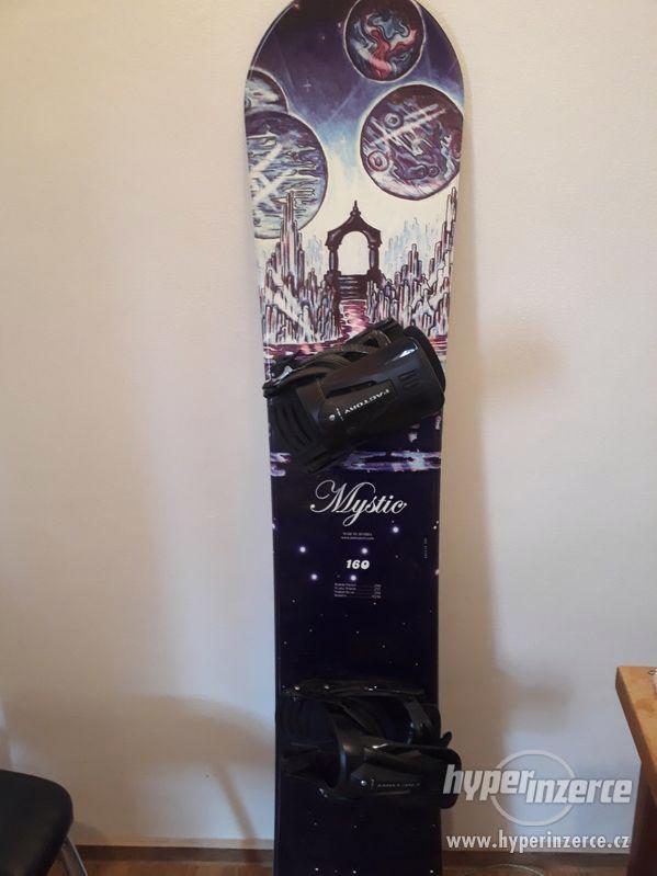 Prodám Snowboard i s vázáním 160cm délka jednou použitý - foto 1