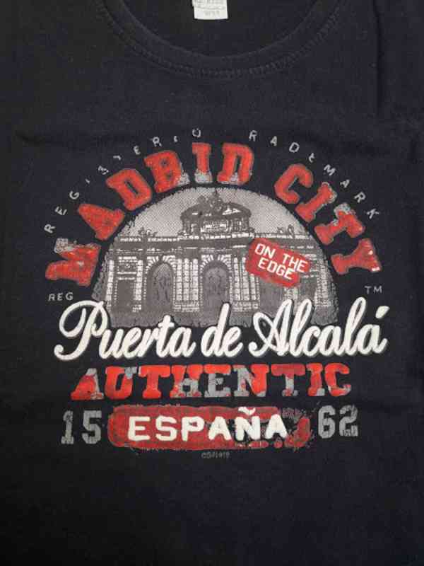 bavlněné tričko Madrid City vel. 146/152