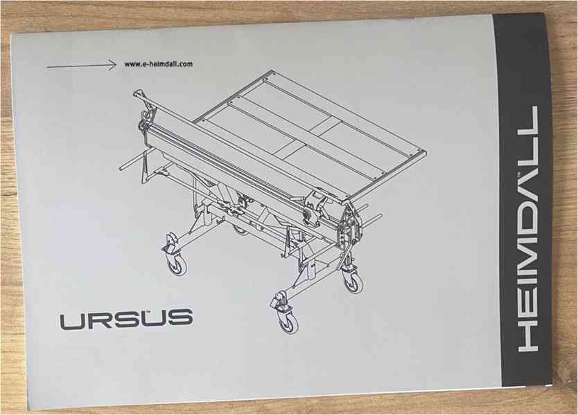 Ohýbačka plechu Heimdall URSUS - 2300mm/1,2mm - foto 6