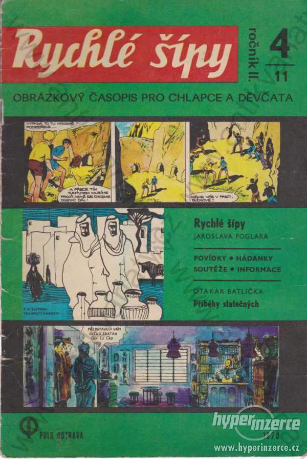 Rychlé šípy Ročník II. č. 4/11 1970 - foto 1