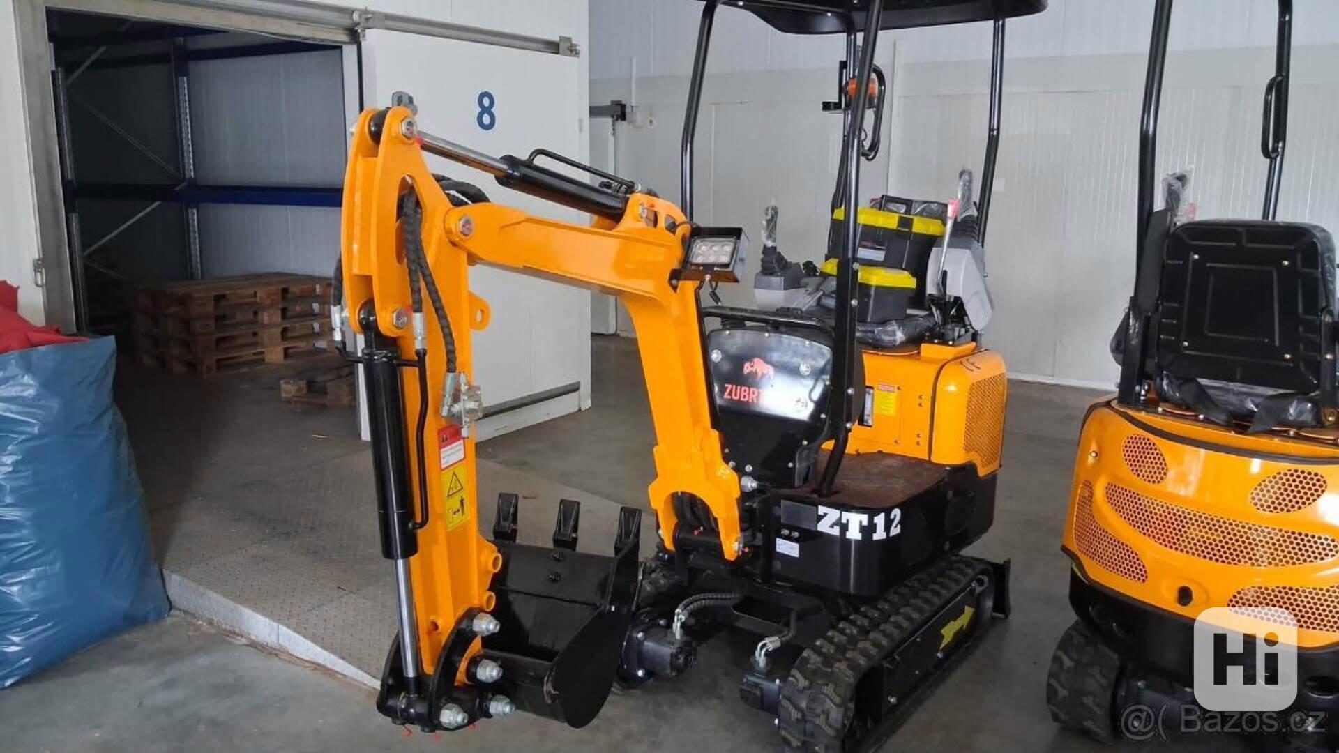 Prodám mini rypadlo / minibagr ZT12 (1200 kg) - foto 1