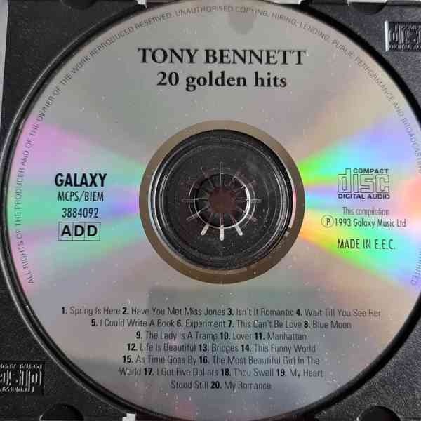 CD - TONY BENNETT / 20 Golden Hits - foto 1