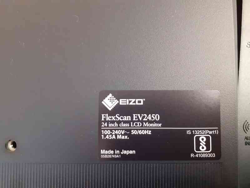 Prasklý displej - LCD Eizo EV2450-BK 23,8" 16:9 - foto 4