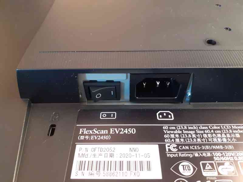Prasklý displej - LCD Eizo EV2450-BK 23,8" 16:9 - foto 8