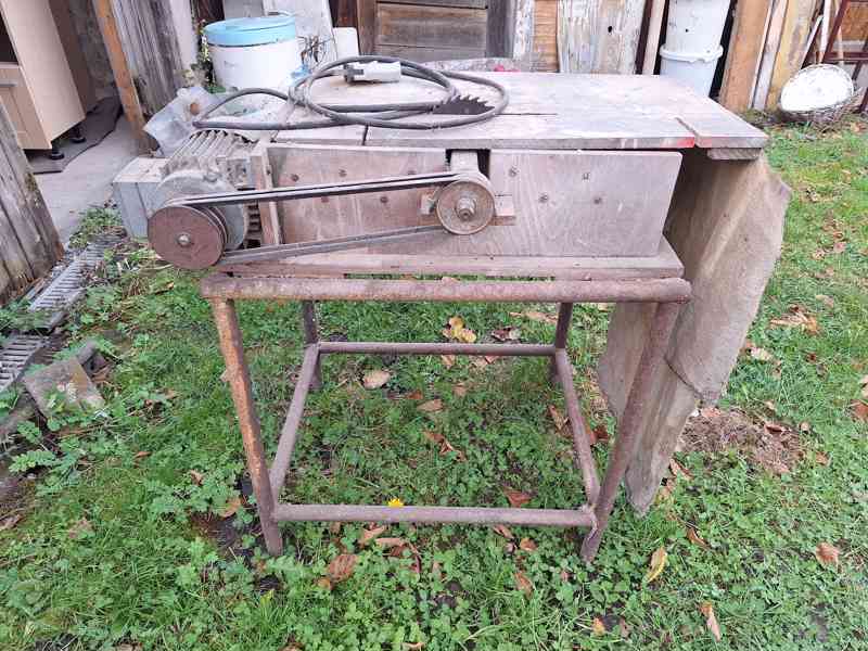 Stolni pila domácí výroba  - foto 3