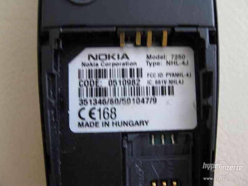 Nokia 7250 a 7250i - plně funkční, neblokované tel. z r.2003 - foto 12