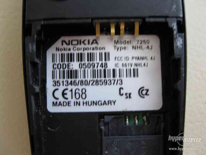 Nokia 7250 a 7250i - plně funkční, neblokované tel. z r.2003 - foto 19