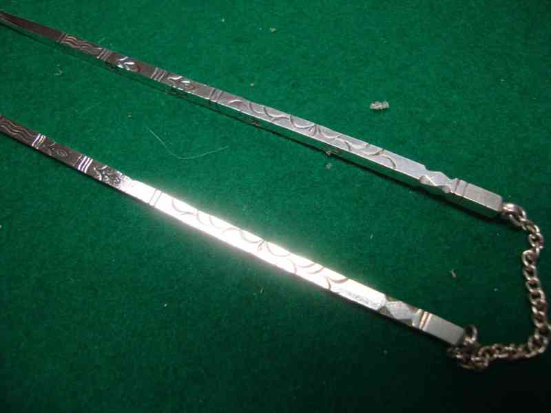 Jídelní hůlky Asie asijské čínské japonské stříbro s etui - foto 8