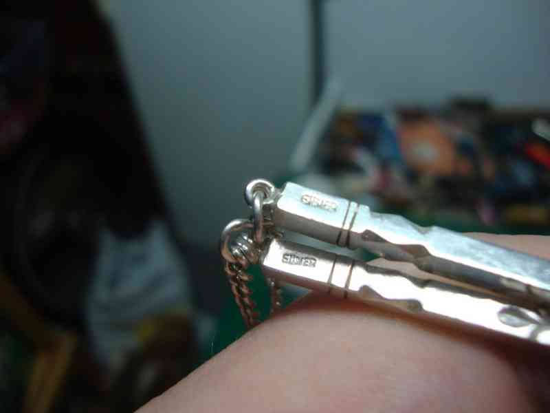 Jídelní hůlky Asie asijské čínské japonské stříbro s etui - foto 10