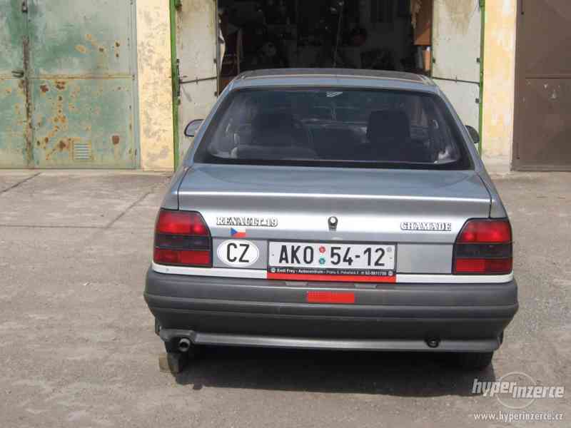 PRODÁM RENAULT 19 CHAMADE 1.8 - foto 3