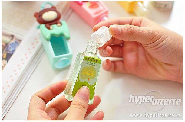 Silikonový pouzdro+lahvička na dezinfeční gél (mýdlo...atd) - foto 6