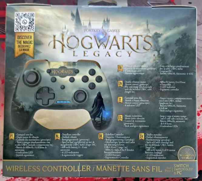 🎮 Bezdrátový ovladač Hogwarts Legacy – NOVÝ, SKLADEM 🎮 - foto 3